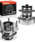 Two Pack Rear Wheel Bearing And Hub Assembly 5-Lug Fit Mazda CX-7 2007-2012 FWD Only, shown with packaging