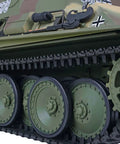 Close-up of treads on 1 16th Scale Panther G RC Tank With Infrared Combat And Hull Recoil, 2 4G Radio, Henglong 7 Mainboard, Pivot Steering