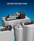 Dope Build 4 Wheel Rotary Axis Station For Lasers With Beefy Nema 23 Motor Seamless 360 Degree Rotation Setup on display
