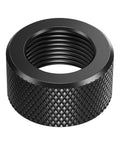 Universal 17mm Ball Head Nut Tightening Fastener For Phone Holders And Car Mounts Desk Stands And Dashcams Replacement Aluminum Alloy Screw On Mount Accessory For Cameras Tablets And Chargers Ideal For Pros And Live Streams black 17mm aluminum threaded nut