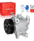 Built Tough Direct Swap Air Conditioning Compressor With Clutch Assembly For Subaru Forester Impreza Crosstrek, shown with packaging.