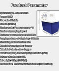 Product parameter details for Heavy Duty Water Circulating Vacuum Pump With 15L Tank And 90L Flow Rate For Lab Chemistry Tools.