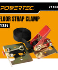 Wood Flooring Strap Clamp For Quick No Mess Installation Of Laminate Tongue And Groove And Hardwood Floors With 13ft Nylon