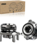 Front Wheel Hub And Bearing Assembly Fits Rogue 2014 2023 Qashqai 2017 2018 Rogue Sport 2017 2022 AWD FWD 5 Lug Bolt On Replacement