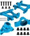 Beefy Aluminum Steering Knuckle Kit And A-Arms Suspension Upgrade For TT-02 1/10 RC Car displayed with components