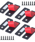 Ultra Thin Magnetic Cabinet Catch Set, 4 Pack Stick-On Drawer Magnets and screws for cabinets, closets, doors and lids
