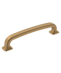 Champagne Bronze Surpass Cabinet Pull Five And One Sixteenth Inch Center To Center, Transitional Drawer Pull For Cabinets And Furniture, Overall Length Five And Thirteen Sixteenths Inch, 1 Pack