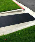 Non Slip Outdoor Rubber Ramp Cleat Floor Mat For Inclined Walkways One Eighth Inch Thick 3 Ft By 4 Ft on walkway
