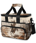 Desert Cowboy Inspired Insulated Lunch Bag With Adjustable Shoulder Strap 15L Cooler Tote For Picnic, Hiking, Camping Or Work Days
