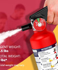 ABC Fire Extinguisher For Home And Vehicle With Quick Release Handle Dry Chemical Fire Safety spraying foam