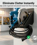 Heavy Duty Circular Saw Wall Mount Holder For Garage And Workshop Grab And Go Ready Universal Fit For Corded And Cordless Saws Space Saving Metal Storage Rack Organizer For Quick Access And Neat Tools