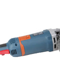 Heavy Duty Synthetic Fiber Abrasive Brush Drum For Grinding Machines Rust Removal Satin Finish On Unpainted Metals Flat Metal And Wood Surfaces Wire Drawing Attachment 120x100mm in use