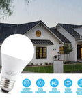 Ultra Bright LED Garage Door Opener Bulbs 1500 Lumens A19 E26 Base 120V 12W 4000K Cool White Minimal RF Interference