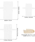 Three Sets Plastic Mesh Sheet Purse Making Kit With Metal Accessories For DIY Bag Crafting, Crochet, Quilting And Sewing Projects, Easy To Personalize And Create Dope, Unique Handbags. Dimensions shown
