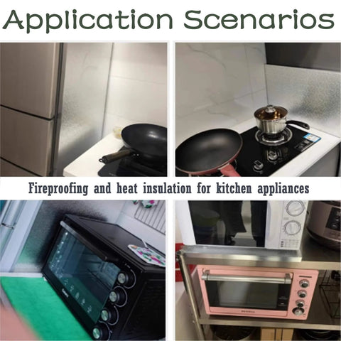 Heat Shield Board For Gas And Electric Stoves And Ovens Waterproof And Oil Resistant Thermal Panel 24 By 16 Inches installed