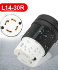 Heavy Duty NEMA L14-30R Twist Locking Generator Adapter 30A 125 And 250 Volts Four Prong Receptacle For Generators Transfer Switches
