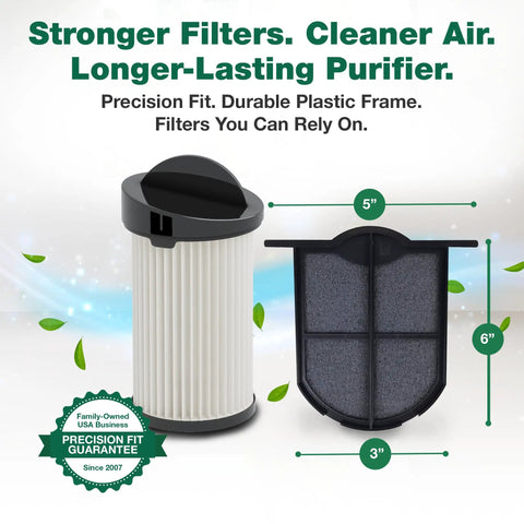 Replacement Vacuum Filter For Eye-Vac EV-PMF Pre-Motor Filter And EV-EF Exhaust Filter, Fits Eye-Vac Professional Units, 1 Pack