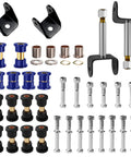 Club Car DS Deluxe Front End Repair Kit For 1993 Up Golf Carts, Replacement Part For Gas And Electric Models, components displayed