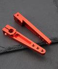 Two Pack 1.75 Inch 25T Aluminum Servo Arm Horns With Screws For Futaba Hitec Savox Power HD Servos Fits RC Airplanes And Cars