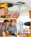 Built Tough Hole Saw Dust Catcher Attachment With Crisp Clear View Window For Zero Mess Woodworking and Dust Control used with drill