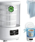 Straight Up Must Have 4 Liter Semi Automatic Mini Washing Machine With Blue Light Sanitizing And Rapid Spin Cycle for washing delicate clothes.