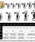 Ball Bearing Swivels With Split Rings And Quick Snap Fishing Clips For Faster Lure Changes, sizes 0#-10# stainless steel