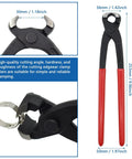 Beefy Heavy Duty PEX Clamp Kit With Cinch Pliers, 130 Piece Stainless Steel Crimp Rings And Clamp Set For PEX Tubing, Quick Pinch Clamps