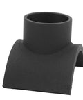 Heavy Duty Iron Bottle Jack Adapter Saddle For 4 Inch Tubes, 20 Ton Capacity Axle Saddle With Cushion Pad, Rugged Off Road Lift Accessory