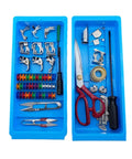 Heavy Duty Sewing Machine Sliding Drawer Organizer Double Storage Container For Bobbins Presser Feet Tools And Spare Parts Multiuse Case