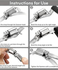 Heavy Duty 304 Stainless Steel Worm Hose Clamps Bundle Fits Any DIY Pipe Project With Super Tight Grip And Unbreakable Rigid Core Construction For All Your Auto Fix It Needs. Instruction guide