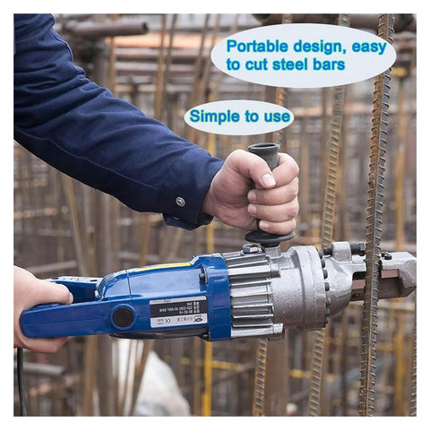 Hand using Automatic Hydraulic Rebar Cutter for Four to Twenty Millimeters Steel Bars Electric Rope Cutter Tool