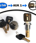 Replacement Lock And Key Set For Gumball Machines Top Lid Locks With Flat Keys Includes 2 Locks And 4 Keys Metric Thread M6 1.0