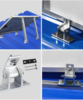 8 Pack Adjustable RV Solar Panel Mounting Brackets With 10 to 60 Degree Tilt, Roof Mount Kit for 400W 500W solar panels.