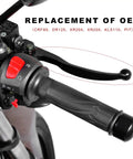 Motorcycle Clutch Lever And Brake Handle Replacement, 7/8 Inch 22mm Fitment For Dirt Pit Bikes close-up of handlebar controls
