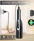 Ultra Lightweight Cordless Handheld Vacuum For Car And Home, 14000Pa Suction, Brushless Motor, Only 1.2lbs, LED Light shown charging