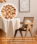 Wood Hole Plugs Set 150 Pcs Four Sizes Three Sixteenth Inch Five Sixteenth Inch Three Eighth Inch One Half Inch Mushroom Head Button