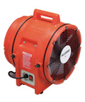 12 Inch Axial AC Plastic Blower With Compact Canister And 25 Foot Ducting, A Real Workhorse For Quick Ventilation In Confined Spaces