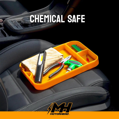 Silicone Tool Tray Set 4 Piece Magnetic Non Slip Anti Scratch Heat Resistant Up To 248F 120C Non Conductive Anti Static