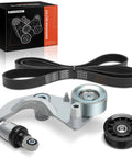 Engine Serpentine Belt Drive Kit For Honda Civic 2012 2015 And Acura ILX 2013 2015 1.8L 2.0L Includes Tensioner Pulley