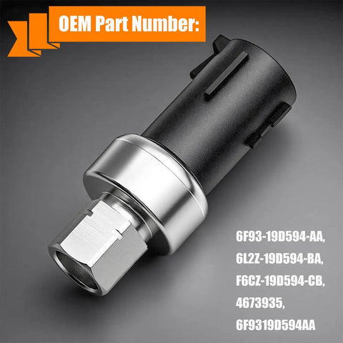 Ford Compatible AC Pressure Sensor Switch Replaces OE 6F9319D594AA for various Ford models close-up view