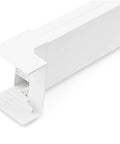 White 20 Pack Inside Corner Cable Raceway Connectors for CBMCWD5020 Channel Raceway Fitting Wiring Duct 90 Degree Inside Elbow Plastic ABS