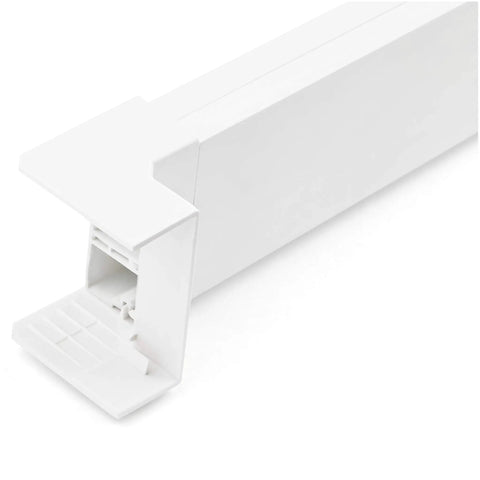 White 20 Pack Inside Corner Cable Raceway Connectors for CBMCWD5020 Channel Raceway Fitting Wiring Duct 90 Degree Inside Elbow Plastic ABS