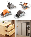16 Piece Heavy Duty Half Inch Straight Casters With Silent Rubber Wheels Deliver Smooth Gliding Action For Furniture And Storage Boxes. Four rubber wheels showcased.