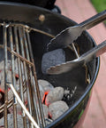 22 Inch Round Hinged Stainless Steel Cooking Grate Replacement For Charcoal Grills With Flip Up Sides For Easy Charcoal Access