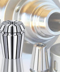 Top Tier ER Collet Chuck Set ER11 ER16 ER20 ER25 ER32 For CNC Milling Lathe High Carbon Steel tool holder close-up image.