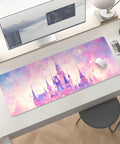 Oversized 30x12 Inch Gaming Mouse Pad Dope Non Slip Large Keyboard And Computer Accessory With Cute Kawaii Aesthetic Design For Women Girls Girly Gamer
