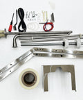 Straight Up Automatic Paste And Liquid Filling Sealer With Horizontal Mixing Hopper 10 To 100 Milliliter Precision Filler components and assembly parts.