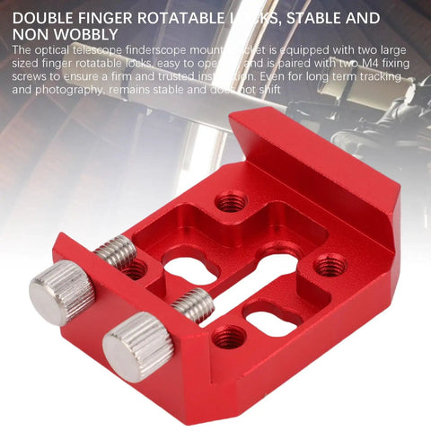 Universal Dovetail Base For Grab And Go Finderscope And Guidescope Setup On Your Telescope CNC Aluminum Alloy Mount