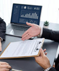 Office meeting with Six Pack Hardboard Clipboards For Letter Size 8.5 By 11 Inches, Low Profile Clipboards For School Or Office.