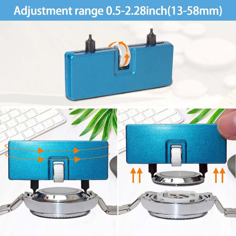 All In One Watch Repair Kit With 60 Batteries And 26 Tools, Back Remover, Case Opener, Spring Bar Tweezers, Ideal For Battery Replacement